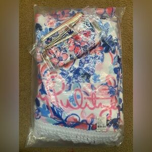 NWT Lilly Pulitzer Beach Towel and Purse